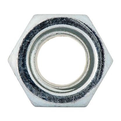3/8"-16 (100 Pack) Nylock Hex Nuts, Grade 2, Nylon Insert Locknut by Makers Bolt - size: 3/8"-16 (100 pack)