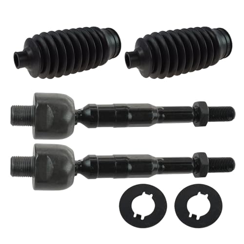 TRQ Front Driver & Passenger Side Inner Steering Kit Steering Rack & Pinion - style: PSA27312