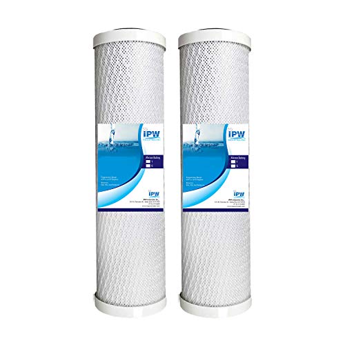 IPW Industries Inc. - Supera RIF-5 10" Carbon Micron Water Filter Replacement Cartridge for Whole Home Improvement & Under Sink Filtration System Use