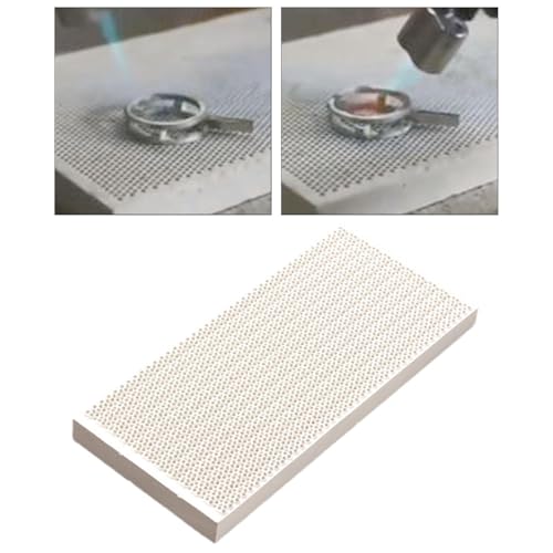 Honeycomb Welding Brick Honeycomb Soldering Board Easy Carrying with Holes Stable Heat Resistant for Jewelry Processing Tool, Rectangular S - color: Rectangular S