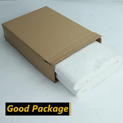 1"x24"x96",2400F Ceramic Fiber Fireproof Insulation Blanket, Applicable to Furnace, forging, kiln and Stove - size: 1inch (Thick) x24inch x96inch