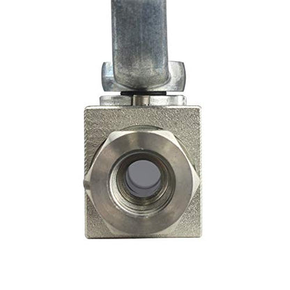 Taixin Hydraulic High Pressure Ball Valve 2 Way 3/8''NPT 7250 PSI KHB Shut-Off Hydraulic Valve - size: 3/8 NPT, style: KHB