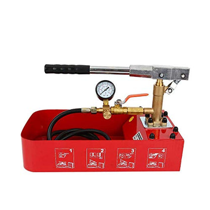IRONWALLS Hydrostatic Pressure Tester, Pressure Test Pump 5Mpa, 2 Gallon - size: 2 Gallon Tank