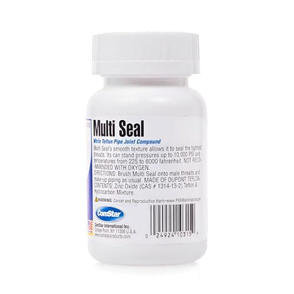 Multi Seal 1/4 pt Teflon Pipe Joint Thread Dope, Leak-Proof NPT