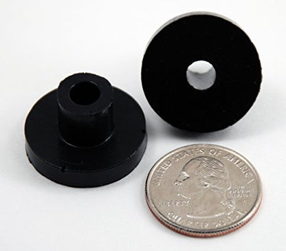 Isolate It: Sorbothane Vibration Isolation Bushing 30 Duro (.25" ID - 1" OD - .6" Deep) - 12 Pack