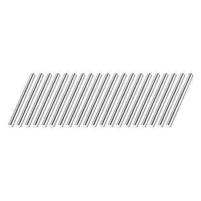 uxcell 2mm x 25mm 304 Stainless Steel Solid Round Rod for DIY Craft - 20pcs - size: 2mm x 25mm