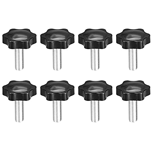 NACX M10 x 30mm Clamping Knob, Thumb Screw & Star Knob Hand Tightening Screw, 8Pcs - size: M10 x 30mm