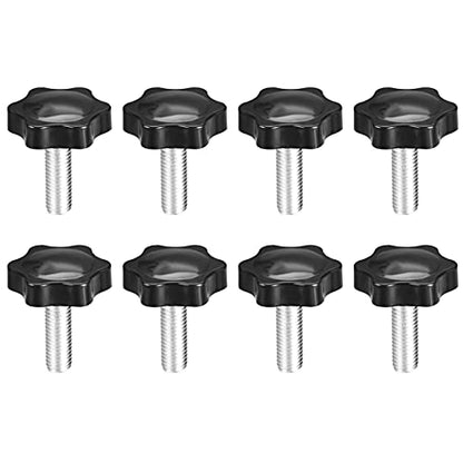 NACX M10 x 30mm Clamping Knob, Thumb Screw & Star Knob Hand Tightening Screw, 8Pcs - size: M10 x 30mm