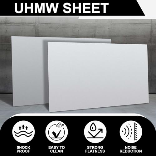 Blulu 2 Pcs Aluminum Composite Sheet, 1/8" Thick Plate, Silver, 48"x24" - size: 48"x24"