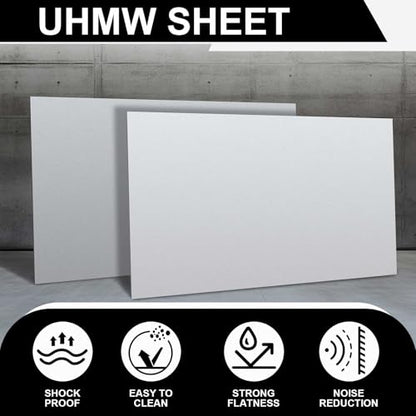 Blulu 2 Pcs Aluminum Composite Sheet, 1/8" Thick Plate, Silver, 48"x24" - size: 48"x24"