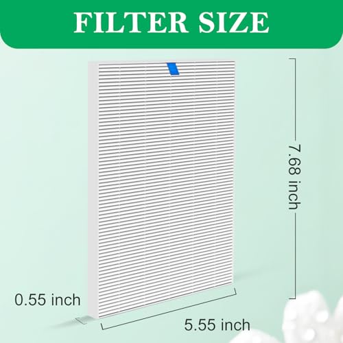 Air Filter Replacement Compatible with saviland Nail Dust Collector Filter,4Pack