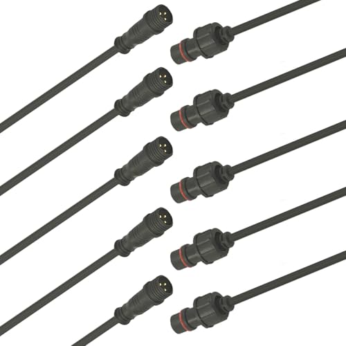 20AWG 3Pin Waterproof Connector,3 Wire Electrical Connector - size: 20AWG 3Pin Waterproof Connector