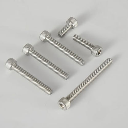 M6x1.0 x 50mm Socket Head Cap Screws Metric, 304 Stainless Steel (A2-70), Allen Socket Drive, Bright Finish, Full Thread, Rust & Corrosion Resistant, for Automotive, Machinery & DIY, 20 PCS - size: M6x50mm (20 PCS)