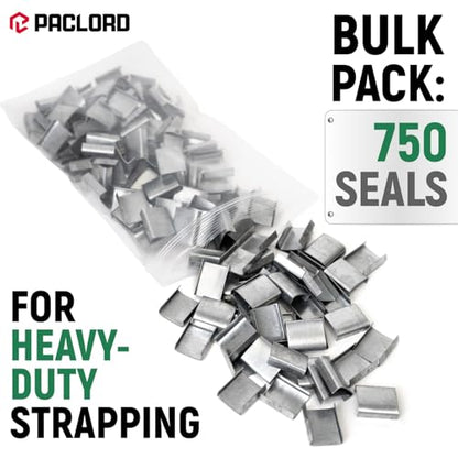3/4" Open Seals for Steel Strapping, Pack of 750 - size: Pack of 750