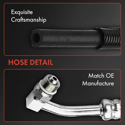A-Premium Power Steering Return Hose Line Assembly Compatible with Ford