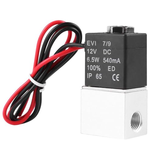 Beduan 2 Way Normally Closed DC 12V Electric Solenoid Air Valve 1/4" NPT - size: 1/4"NPT, style: 12V