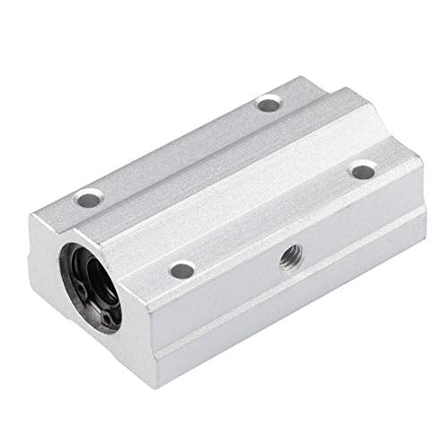 uxcell SCS10LUU Linear Ball Bearing Slide Block Units Extra Long, 10mm Bore Dia 1Pcs - size: 10mm