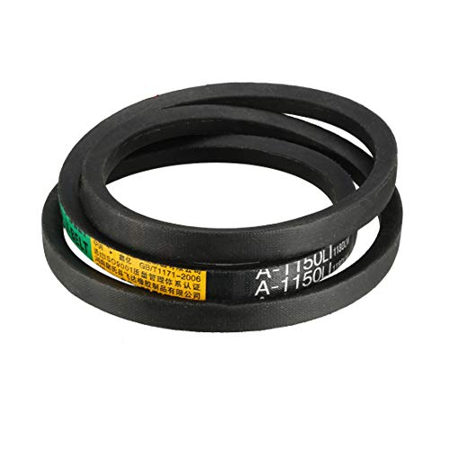 uxcell A1150 V-Belts 1150mm Inner Girth 13mm Top Width 8mm Thickness A-Section Rubber Drive Transmission Belt - size: 1150mm