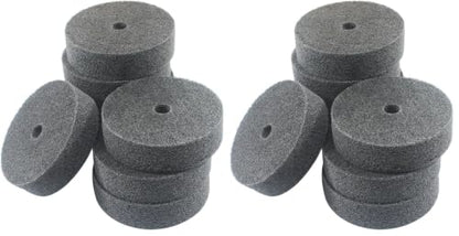 8 Pcs 3'' Abrasive Fiber Buffing Polishing Wheels (Pack of 2) - size: 3 inches (Pack of 2)
