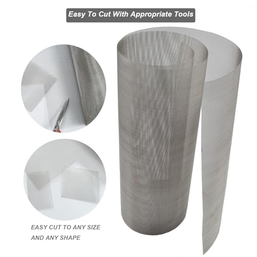 304 Stainless Steel Mesh Screen 15.7" x 47.2", 30 Mesh 0.6mm Hole - style: 30Mesh x 0.25mm