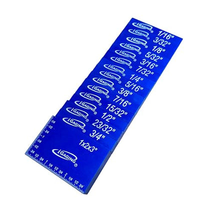 iGaging Setup Block Bar Gauge Precision Aluminum 15 piece for Woodworking