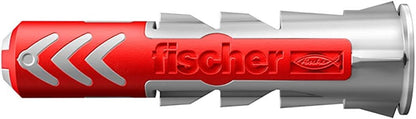 fischer DuoPower Universal Wall Anchors for Fastenings in Concrete, Brick, Drywall and Wood, (100, Old, 3/16" x 1") (50, 1/4" x 1 3/16", Old Version) - size: 1/4" x 1 3/16"