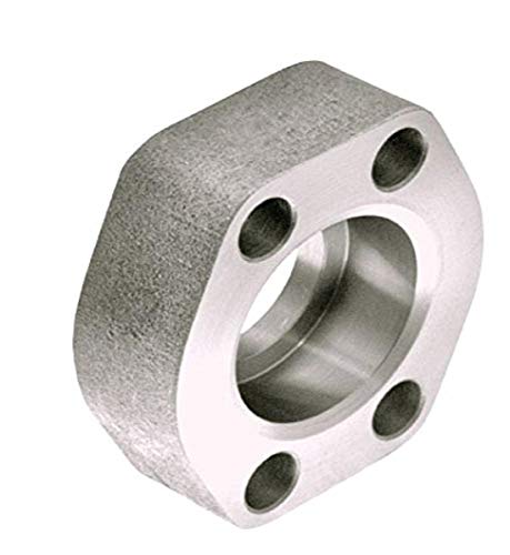 W4-12-12U Code 61 Carbon Steel Flat Socket Weld Pipe 4-Bolt Flange with Mounting Kit, O-Ring, 0.75" Pipe Size, 0.75" Pad Size