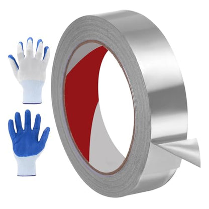 MECCANIXITY Alum um Foil Tape, 22 Ftx1.2 x3.5mil Heavy Duty HVAC Tape - size: 22 ftx1.2inx3.5mil