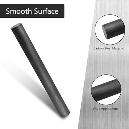 12L14 Steel Bar Stock 12 in Long Carbon Steel for CNC DIY (.787) Round