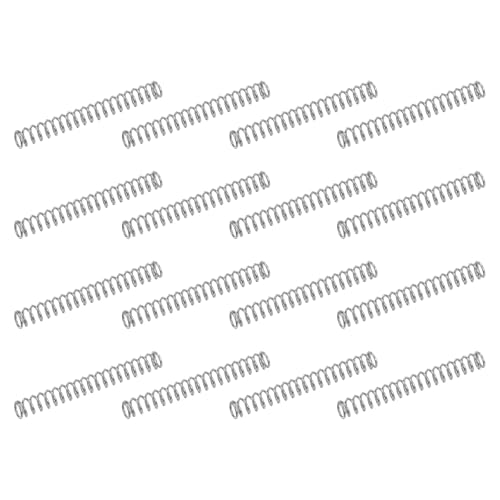 uxcell 50Pcs 304 Stainless Steel Compression Springs,0.4mmWD, 3mm ODx25mm L - size: 3mmx25mm