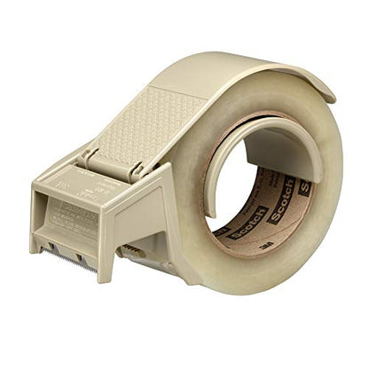 3M Scotch Box Sealing Tape Hand Dispenser H122, Gray, for 2" Tape