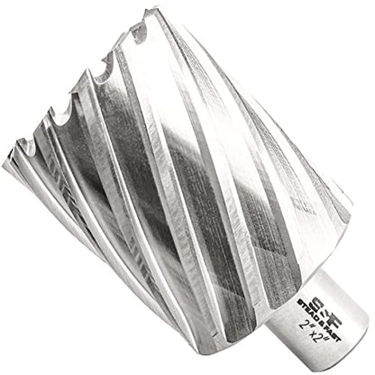 S&F STEAD & FAST Mag Drill Bit with Pilot Pin, 2" x 2" DOC, Annular Cutter - size: 2" x 2"