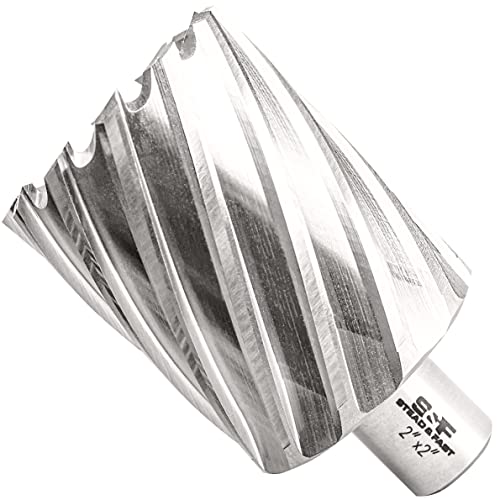 S&F STEAD & FAST Mag Drill Bit with Pilot Pin, 2" x 2" DOC, Annular Cutter - size: 2" x 2"