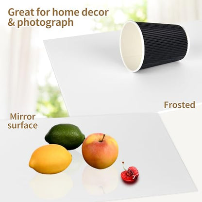 Lesnlok White Acrylic Sheets 1/4 inch Thick 6mm 1 Pieces 12 x 16 Matte Plexiglass Sheet,Suitable for Painting, Handicrafts, DIY Display Projects (1, Matte White, 12 x 16 x 1/4) - color: matte opaque white, size: 12 x 16 x 1/4
