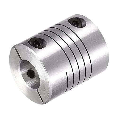 uxcell Motor Shaft 7mm to 12mm Helical Beam Coupler Coupling 25mm Dia 30mm Length - size: 7mm to 12mm