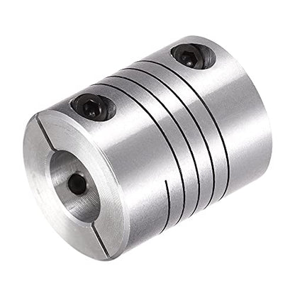 uxcell Motor Shaft 7mm to 12mm Helical Beam Coupler Coupling 25mm Dia 30mm Length - size: 7mm to 12mm