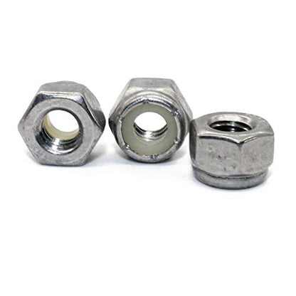 Fullerkreg 1/2"-13 Nylon Insert Lock Nut, 18-8 Stainless Steel - size: 1/2-13 (10 Pack)