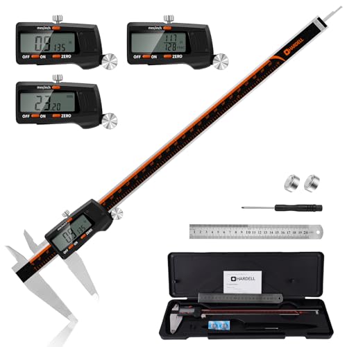 HARDELL Digital Caliper 12 Inch, Large LCD Screen Caliper Measuring Tool - size: 12 Inch