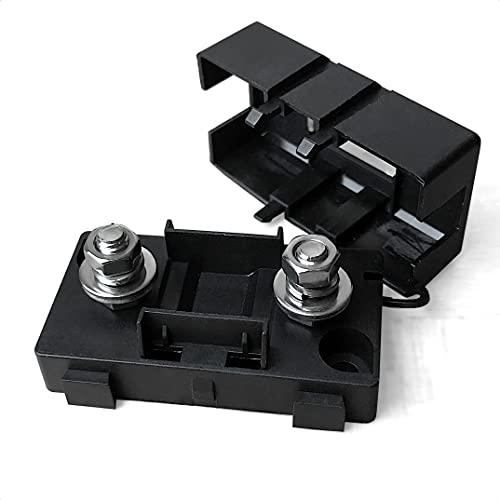 MGI SpeedWare Mini-ANL/MIDI Inline Fuse Holder with Cover and Bolt-Down Studs (No Fuse) - size: No Fuse
