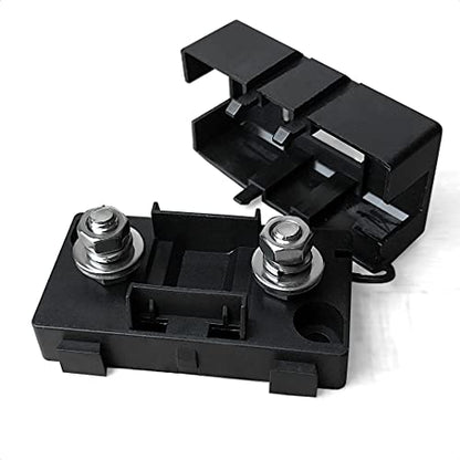 MGI SpeedWare Mini-ANL/MIDI Inline Fuse Holder with Cover and Bolt-Down Studs (No Fuse) - size: No Fuse