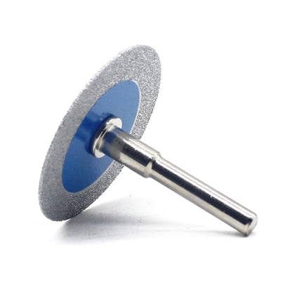 Diamond Mini Glass Saw Blade,BeQell 5pcs 2" Glass Cutting Disc Wheel Mini Carving Disc with Round Shank for Glass Jade Crystal Wine Bottle Ceramic Tile (50mm)