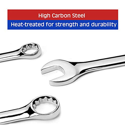 SPEEDWOX Mini Handle Wrench Set, Open/Box, High Carbon Steel, 2-Piece - size: 4 set wrench