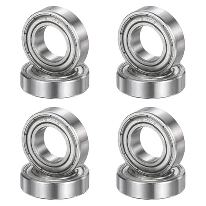 uxcell 8Pcs 6800ZZ 10mmx19mmx5mm Deep Groove Ball Bearings ABEC5 - size: 6800ZZ 10mmx19mmx5mm