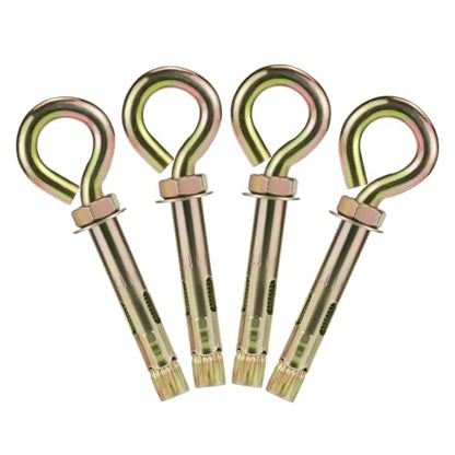 Concrete Eye Bolt Anchor, 15/32" x 4-3/4"Eyebolts Anchor for Brick - size: 15/32" x 4-3/4"
