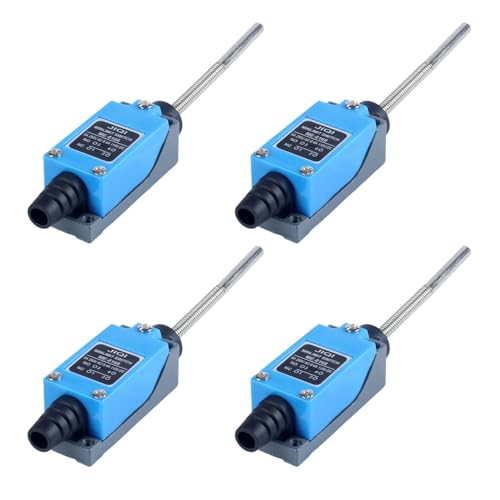 Momentary Limit Switch Travel Switch,omnidirectional Thick Lever Spring Rod,NO and NC self-resetting momentary switches (4pcs) - style: ME-8168