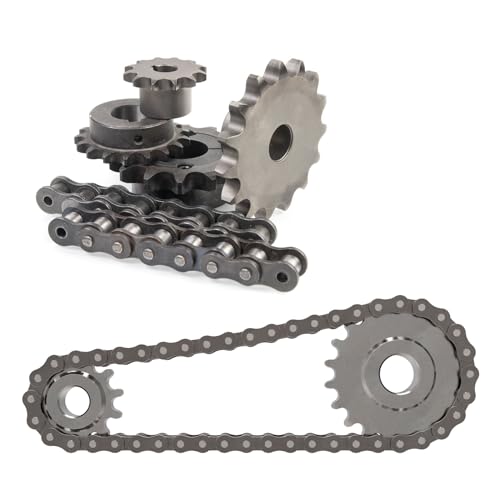 uxcell ISO/DIN 06B-1 Roller Chain Sprocket B Type 30mm Bore, 3/8" Pitch,