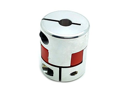 8 x 12.7mm 1/2" CNC Flexible Plum Coupling Shaft Coupler Connect D25 L30