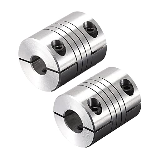 uxcell Motor Shaft 10mm to 11mm Helical Beam Coupler Coupling 25mm Dia 30mm Length - size: 10mm to 11mm