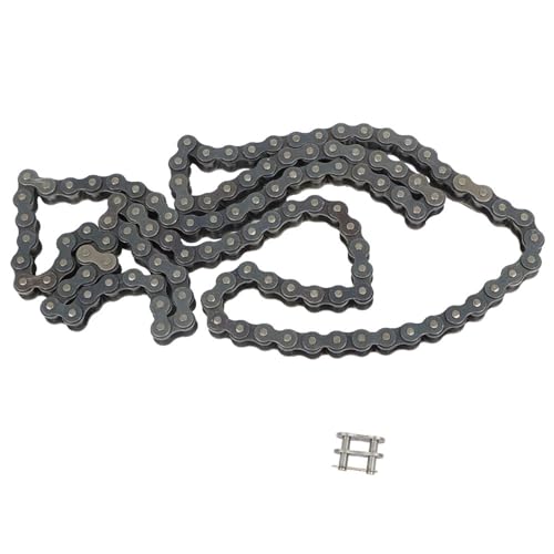 80 Roller Chain Heavy Duty 10FT Chain Comes with Connector 1 Additional Connector Carbon Steel