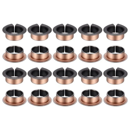 uxcell 40Pcs Flanged Sleeve Bearing, 14mm Bore x 16mm OD x 8mm Length - size: 14×16×8mm